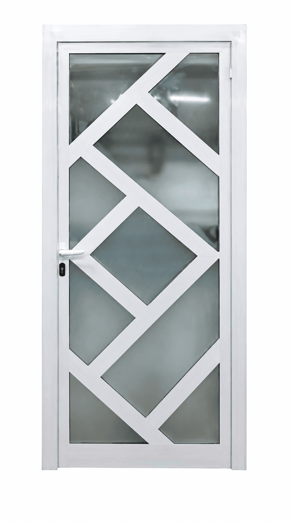 Puerta de cristal con 9 divisiones