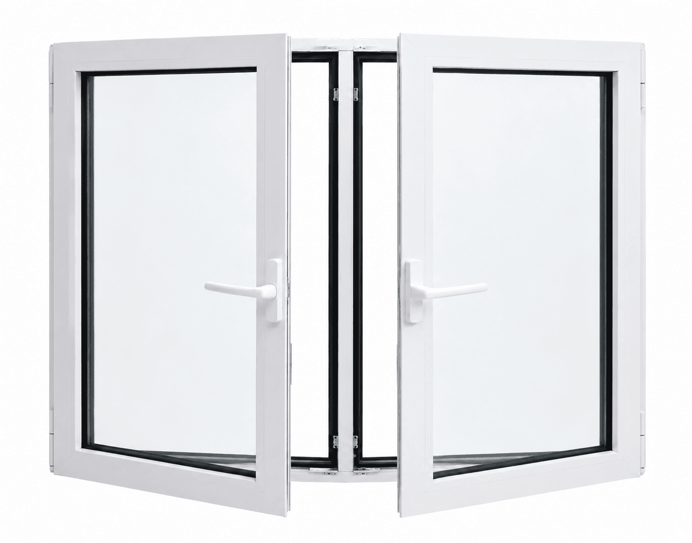 Ventana a medida bisagra doble